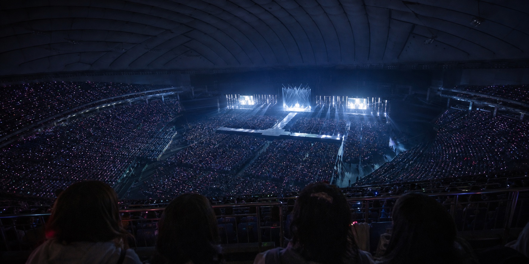 スタンド席から見渡すドーム公演のイメージ